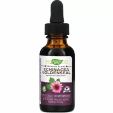 Ехінацея Nature's Way Echinacea Goldenseal Alcohol Free 99.9% 1 fl oz 30 ml