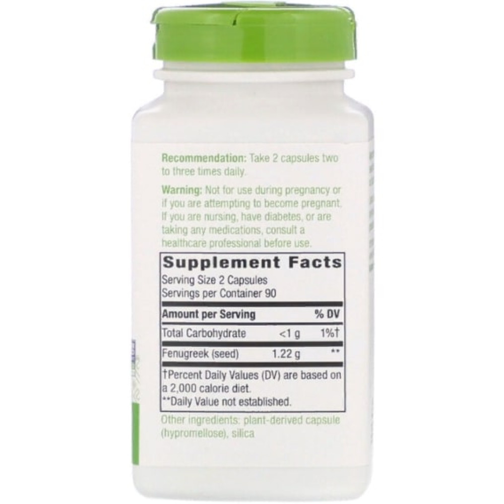 Пажитник Nature's Way Fenugreek Seed 610 mg 180 Veg Caps NWY-14610