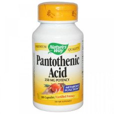 Пантотенова кислота Nature's Way Pantothenic Acid 100 Caps