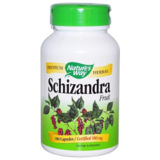 Комплекс для профілактики роботи головного мозку Nature's Way Schizandra Fruit 580 mg 100 Caps