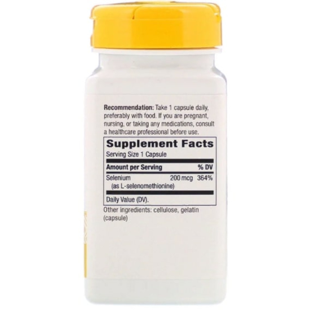 Селен Nature's Way Selenium 200 mcg 100 Caps NWY-41081