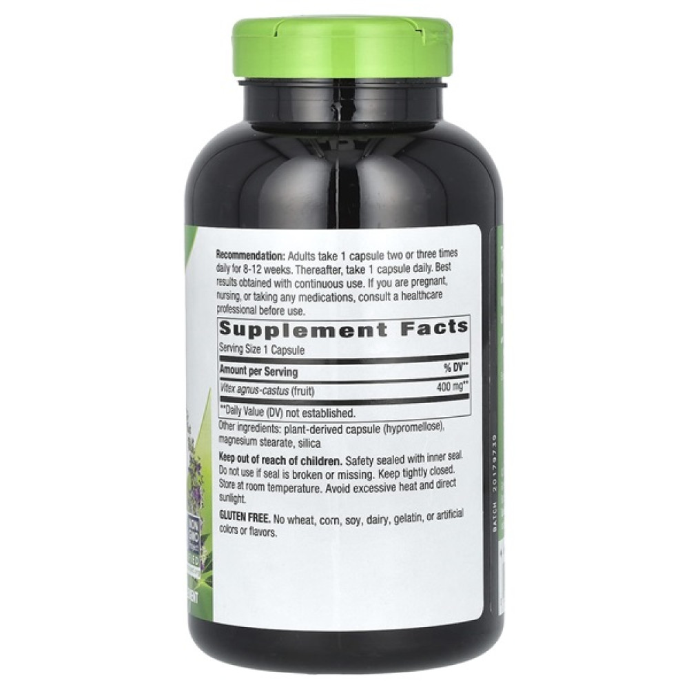 Вітекс Nature's Way Vitex Fruit 400 mg 320 Veg Caps NWY-11923