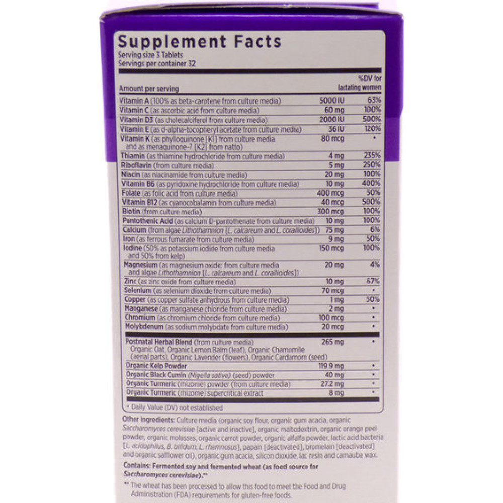 Вітамінно-мінеральний комплекс New Chapter Perfect Postnatal MultiVitamin 192 Tabs