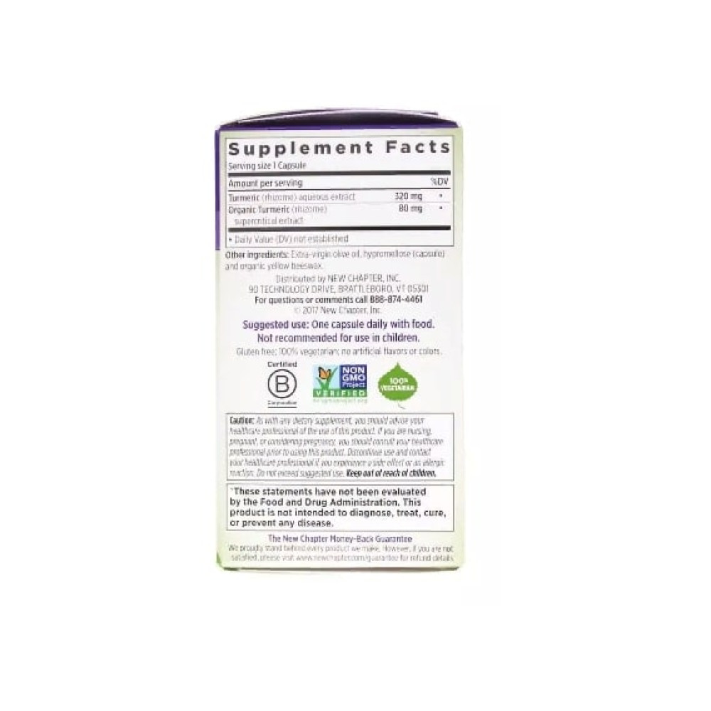 Куркума New Chapter Turmeric Force 30 Veg Caps NC6043
