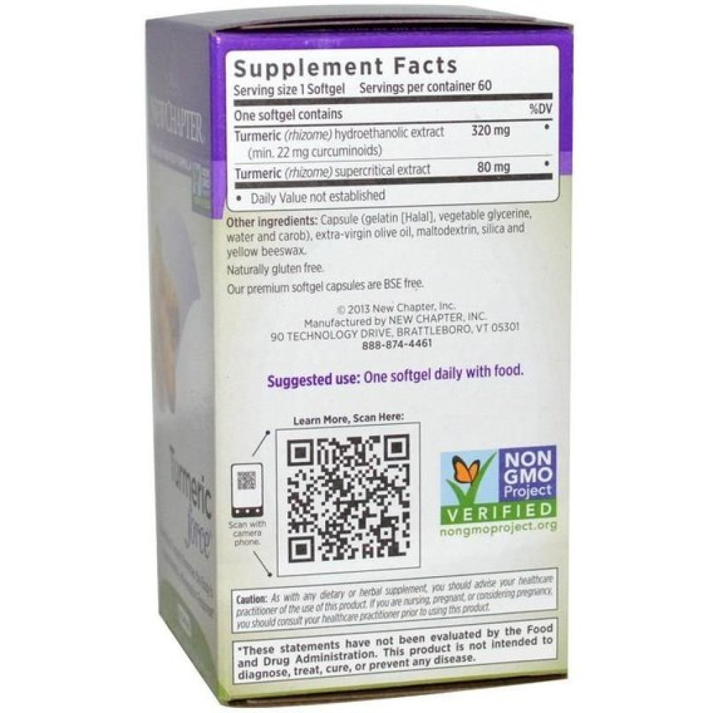 Куркума New Chapter Turmeric Force 60 Softgels NCR-6044