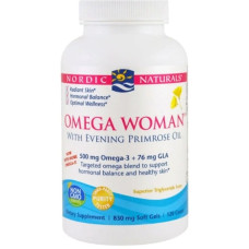 Олія вечірньої примули Nordic Naturals Omega Woman, With Evening Primrose Oil 830 mg 120 Soft Gels NOR-01780