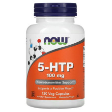 Триптофан NOW Foods 5-HTP 100 mg 120 Veg Caps