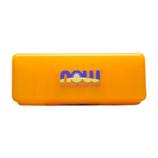 Таблетниця (органайзер) для спорту NOW Foods 7-day Pill Box Orange