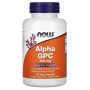 Комплекс для профілактики роботи головного мозку NOW Foods Alpha GPC 300 mg 60 Veg Caps