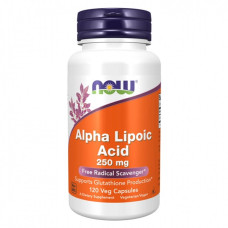Альфа-ліпоєва кислота NOW Foods Alpha Lipoic Acid 250 mg 120 Veg Caps