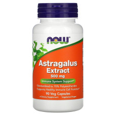 Корінь астрагалу NOW Foods Astragalus Extract 500 mg 90 Veg Caps