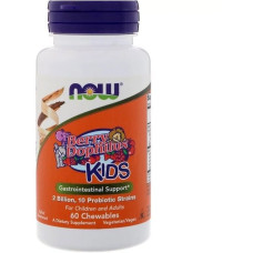 Пробіотик NOW Foods Berry Dophilus, Kids, 2 Billion 60 Chewables