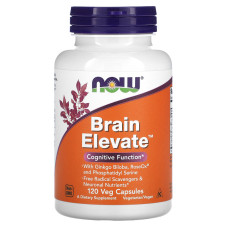 Комплекс для профілактики роботи головного мозку NOW Foods Brain Elevate 120 Veg Caps