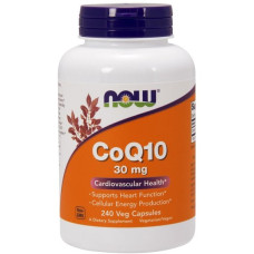 Коензим NOW Foods CoQ10 30 mg 240 Veg Caps