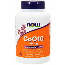 Коензим NOW Foods CoQ10 60 mg 180 Veg Caps