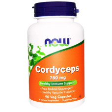 Тонізуючий засіб NOW Foods Cordyceps 750 mg 90 Veg Caps