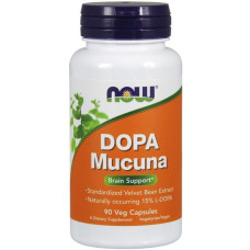 Комплекс для профілактики нервової системи NOW Foods DOPA Mucuna 90 Veg Caps