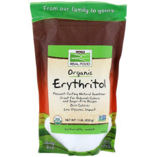 Замінник цукру NOW Foods Erythritol 454 g /114 servings/ NF6921