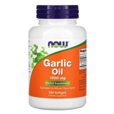 Часник NOW Foods Garlic Oil 1500 mg 250 Softgels