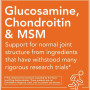 Препарат для суглобів та зв'зок NOW Foods Glucosamine & Chondroitin with MSM 90 Caps