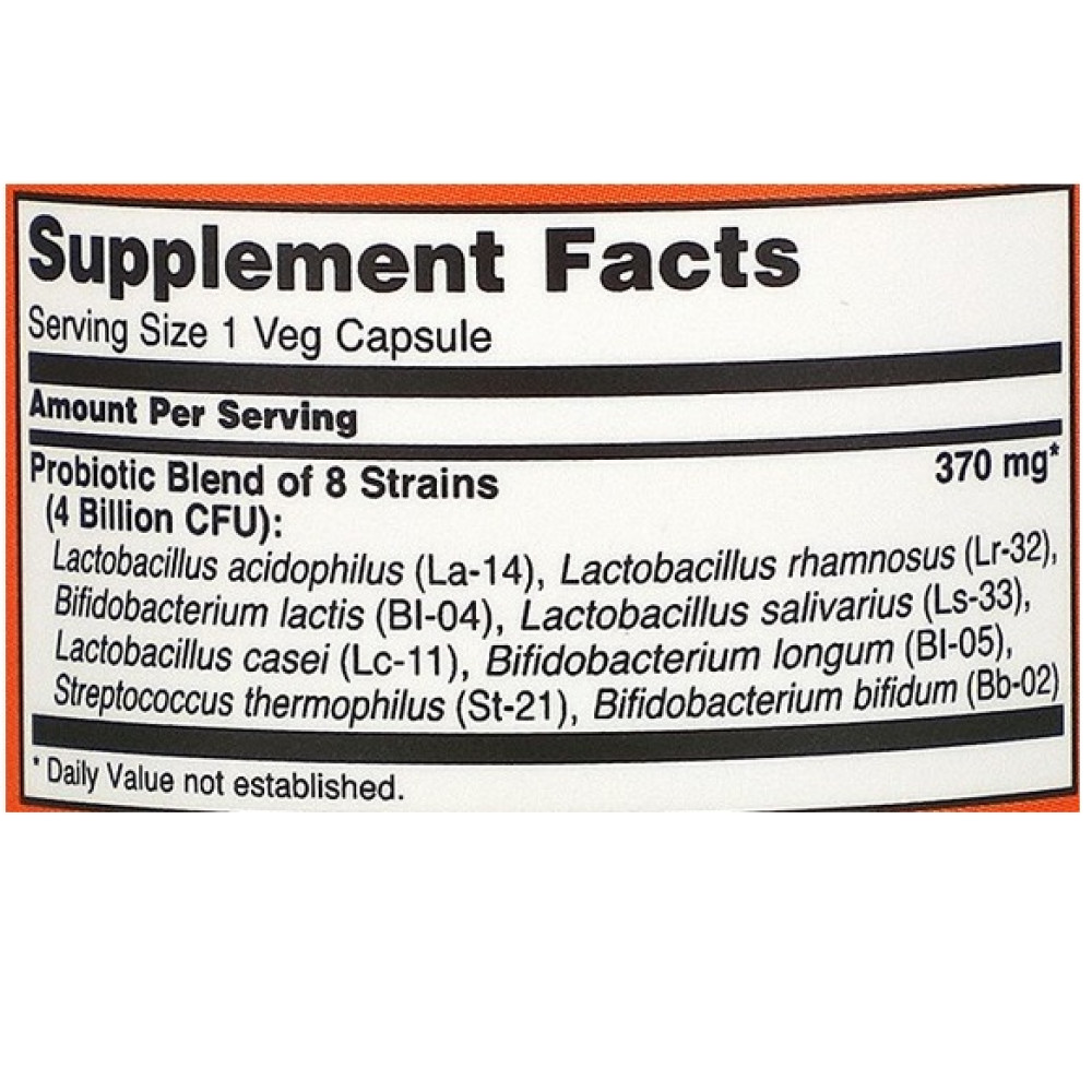Пробіотик NOW Foods Gr8-Dophilus 4 billion 60 Veg Caps