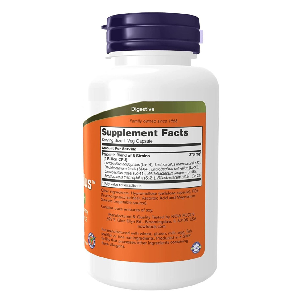 Пробіотик NOW Foods Gr8-Dophilus 8 billion 120 Veg Caps