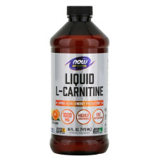 Карнітін NOW Foods L-Carnitine Liquid 1000 mg 473 ml /31 servings/ Citrus