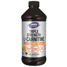 Карнітін NOW Foods L-Carnitine Liquid 3000 mg 473 ml /31 servings/ Citrus