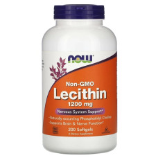 Лецитин NOW Foods Lecithin 1200 mg 200 Softgels