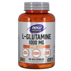 Глютамін NOW Foods L-Glutamine 1000 mg 120 Veg Caps