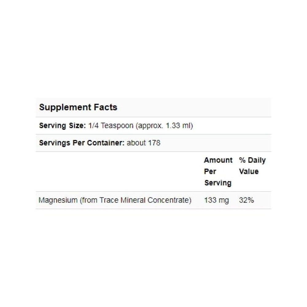 Мікроелемент Магній NOW Foods Liquid Magnesium with Trace Minerals, 8 fl oz 237 ml NF1288