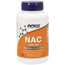 Ацетилцистеїн NOW Foods N-Acetylcysteine 600 mg 100 Veg Caps