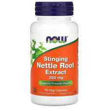 Комплекс для здоров'я передміхурової залози NOW Foods Nettle Root 250 mg 90 Veg Caps