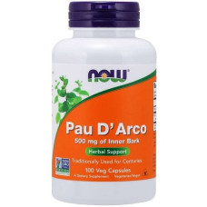 Мурашине дерево NOW Foods Pau D'Arco 500 mg 100 Veg Caps