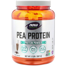 Протеїн NOW Foods Pea Protein 907 g /20 servings/ Creamy Chocolate