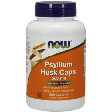 Клітковина NOW Foods Psyllium Husk Cap 500 mg 200 Caps