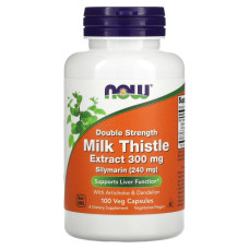 Розторопша NOW Foods Silymarin Milk Thistle 300 mg 100 Veg Caps