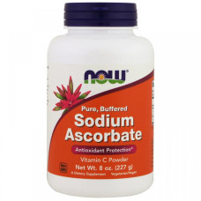 Вітамін C NOW Foods SODIUM ASCORBATE 8 OZ 227 g /119 servings/