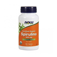 Спіруліна NOW Foods Spirulina 500 mg 100 Tabs