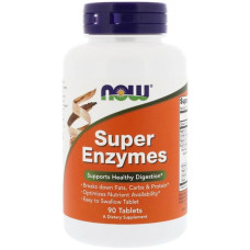Травні ферменти NOW Foods Super Enzymes 90 Tabs