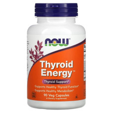 Комплекс для профілактики щитовидної залози NOW Foods Thyroid Energy 90 Veg Caps