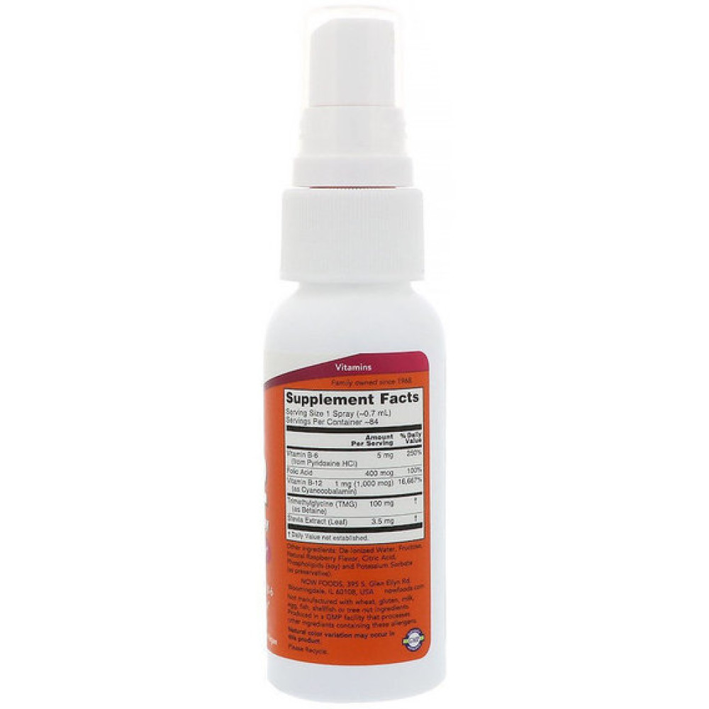 Вітамін Б12 NOW Foods Vitamin B-12 LIPOSOMAL SPRAY 2 OZ 59 ml