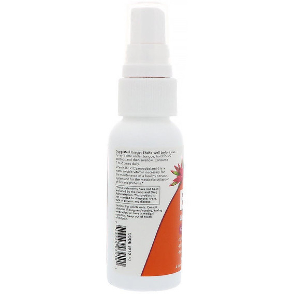 Вітамін Б12 NOW Foods Vitamin B-12 LIPOSOMAL SPRAY 2 OZ 59 ml