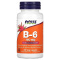 Пірідоксин NOW Foods Vitamin B-6 100 mg 100 Veg Caps
