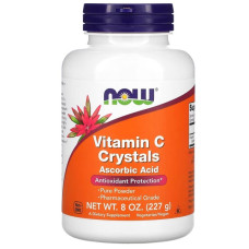 Вітамін C NOW Foods Vitamin C Crystals, 8 oz 227 g /206 servings/ NF0790