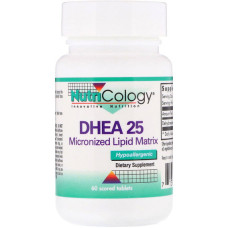 ДГЕА Nutricology DHEA 25 Micronized Lipid Matrix 60 Tabs ARG-52820