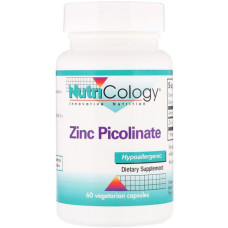 Мікроелемент Цинк Nutricology Zinc Picolinate 60 Veg Caps