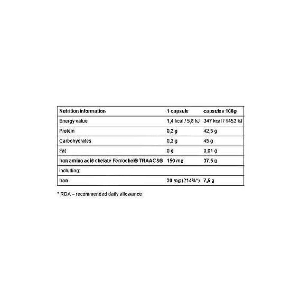 Мікроелемент Залізо для спорту Olimp Nutrition Chela-Ferr Med 30 Caps