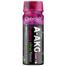 Аргінін для спорту OstroVit A-AKG Shot 80 ml Raspberry Citrus