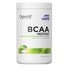 Амінокислота BCAA для спорту OstroVit BCAA Instant 400 g /40 servings/ Green Apple